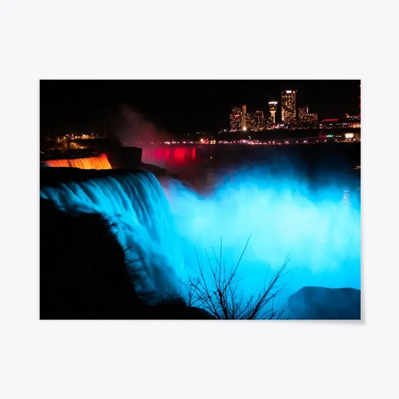 Niagara At Night